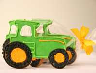 Tractor Decorated Cookies